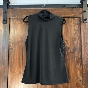 I.N.C. INTERNATIONAL CONCEPTS Women's Black Stretchy Mock-Neck Tank Top NWT